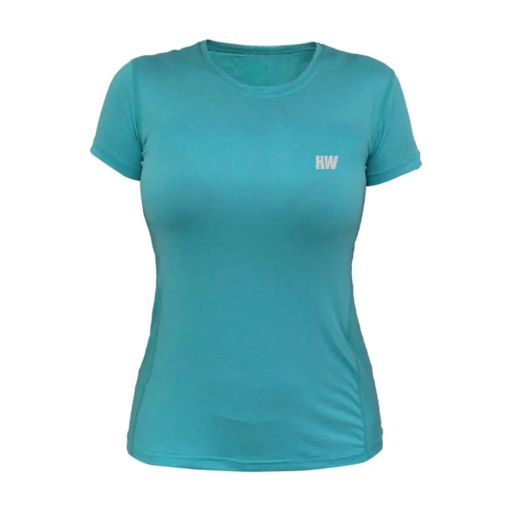 Polera Dry Fit Hw Manga Corta Mujer Turquesa image number 0.0