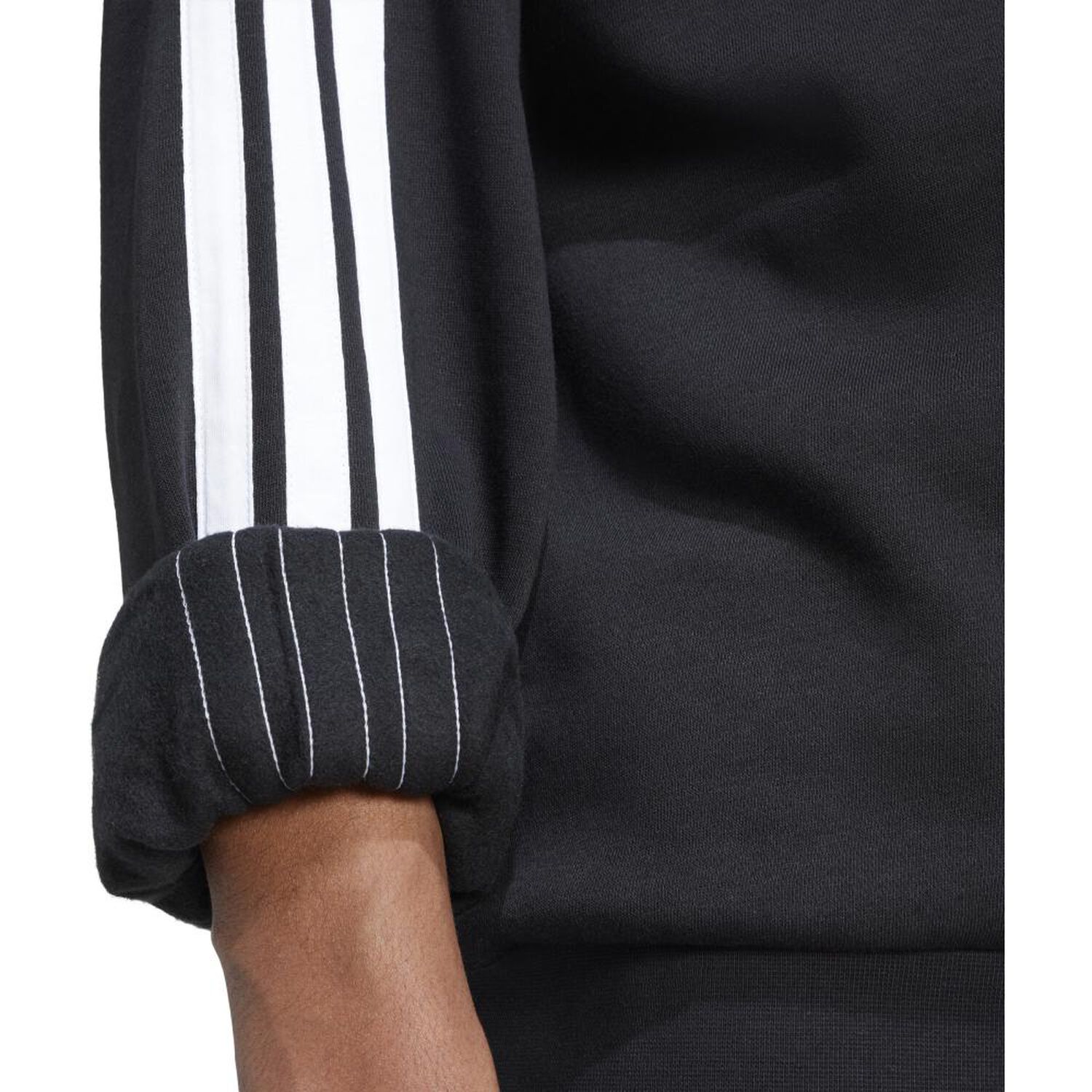 Poler&oacute;n Hombre Essentials Fleece 3 Tiras Adidas image number 6.0