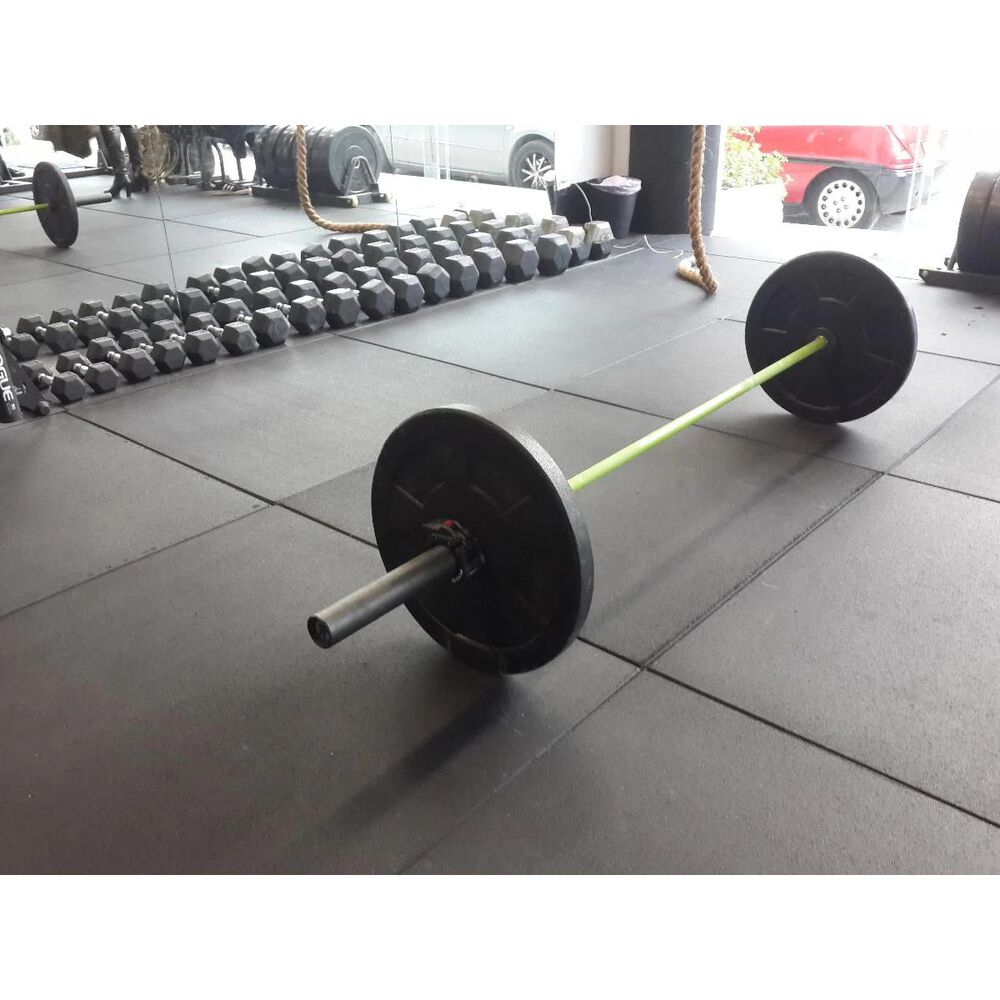 Piso Caucho Gimnasio Alto Trafico 100x100cm X 25mm image number 7.0