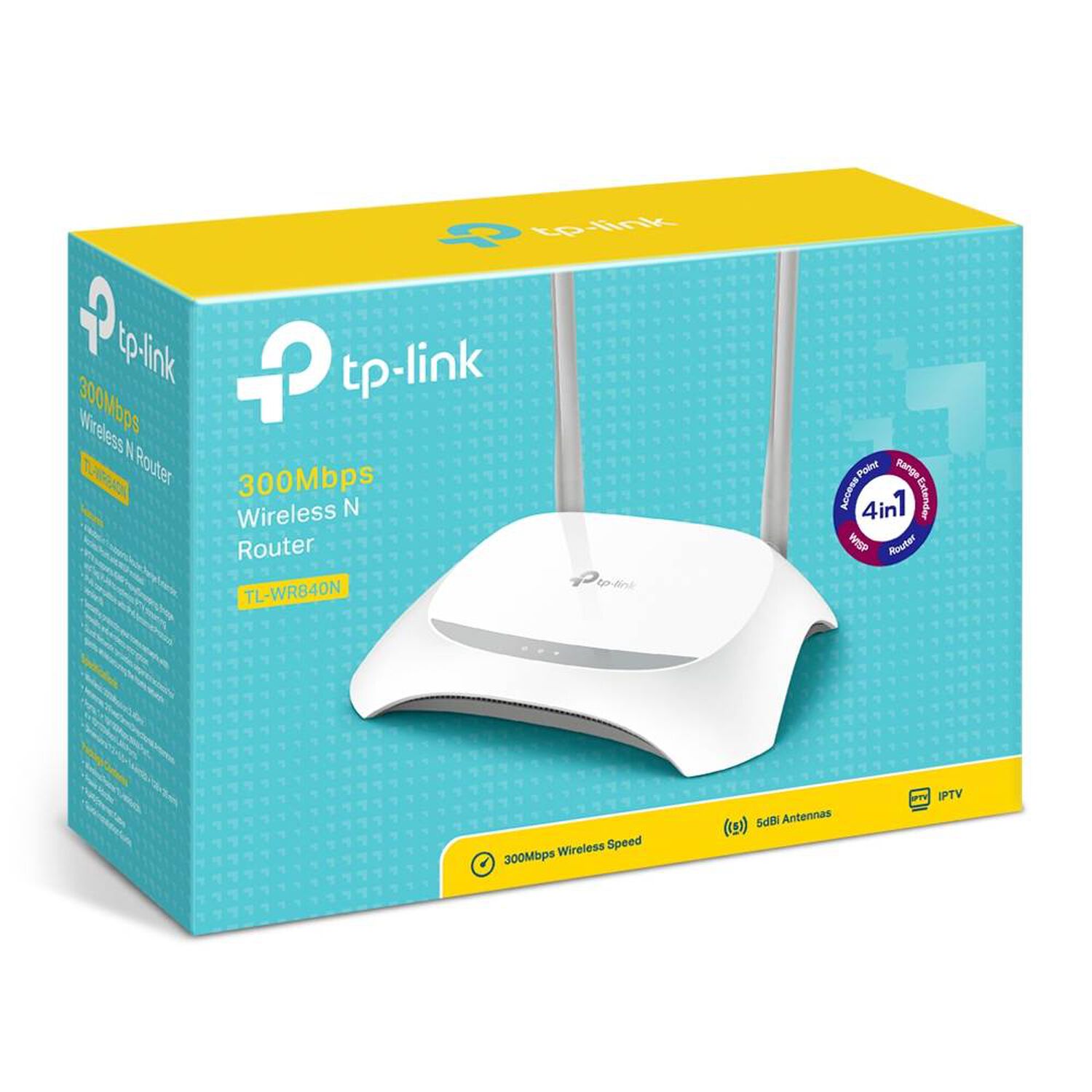 Router Inal&aacute;mbrico Tplink Tl-wr840n, N 300mbps image number 2.0