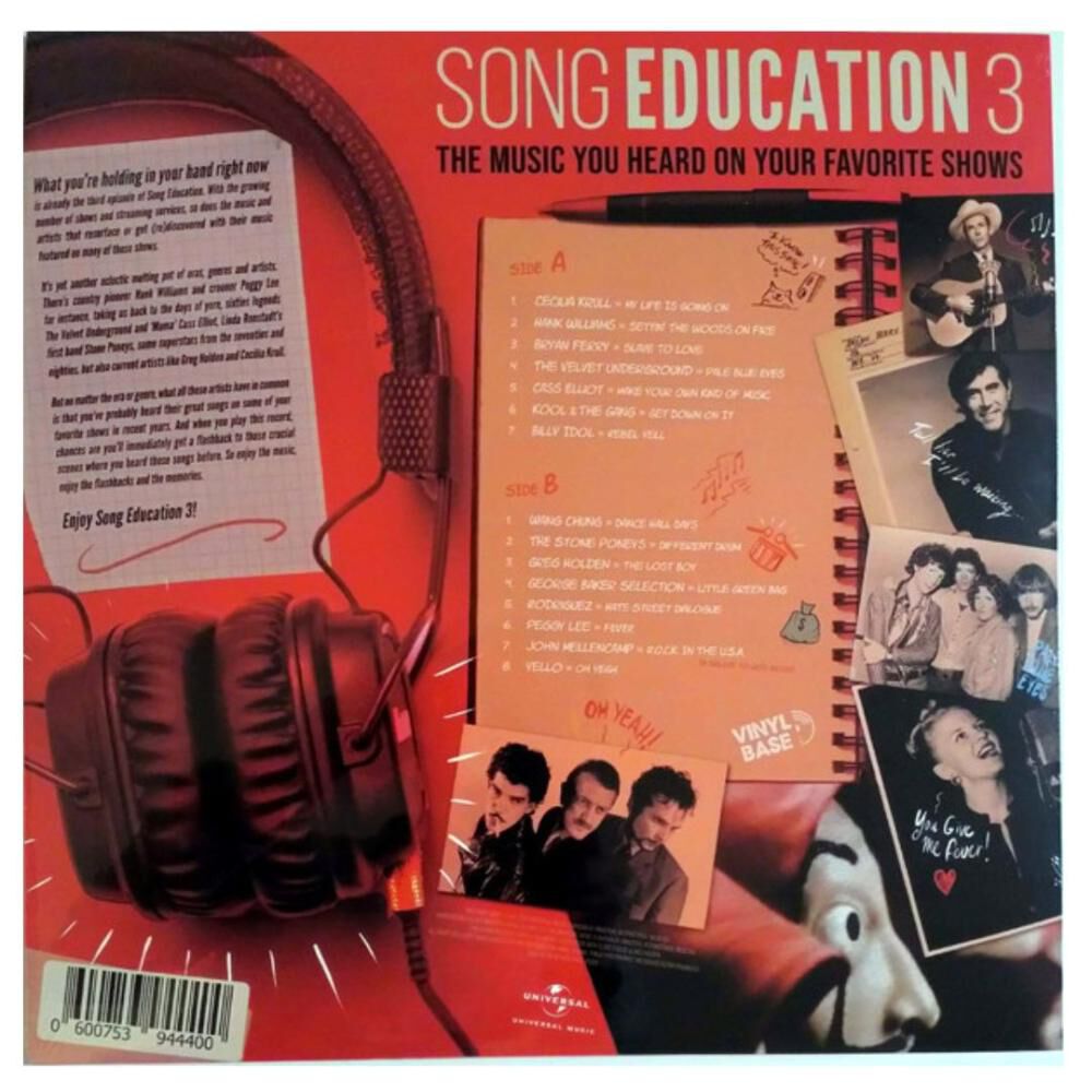 Song Education - Vol. 3 (white Vinyl) | Vinilo image number 1.0