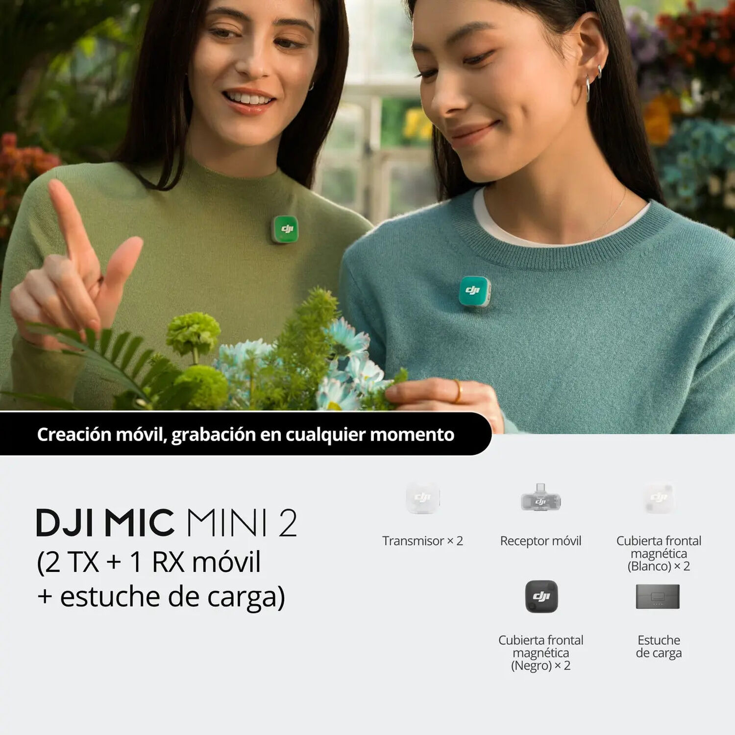 Dji Mic Mini 2 (2 Tx + 1 Mobile Rx + Charging Case) image number 2.0