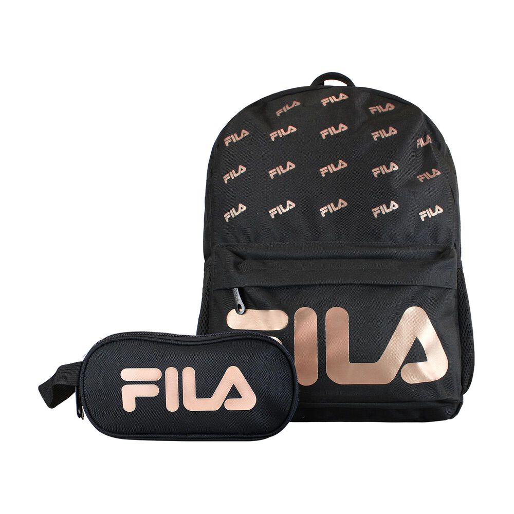 Pack Fila Mochila 16lts Urbanix + Estuche Neceser Spark Negro-rose Gold image number 0.0