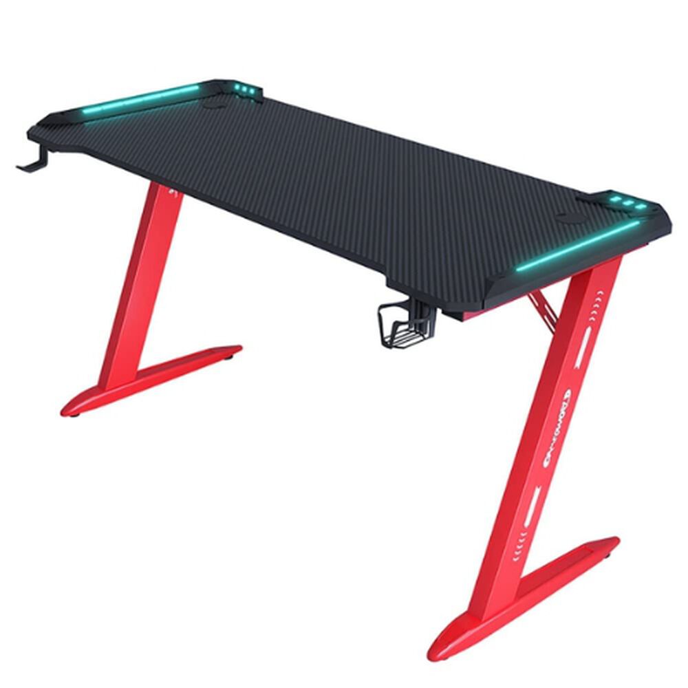 Escritorio Gamer Profesional 140x60x74cm Mesa Con Luces Rgb image number 0.0