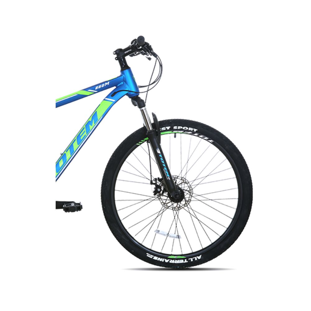 Bicicleta Totem Mtb Aro 26 Modelo Y660m Azul Verde image number 3.0