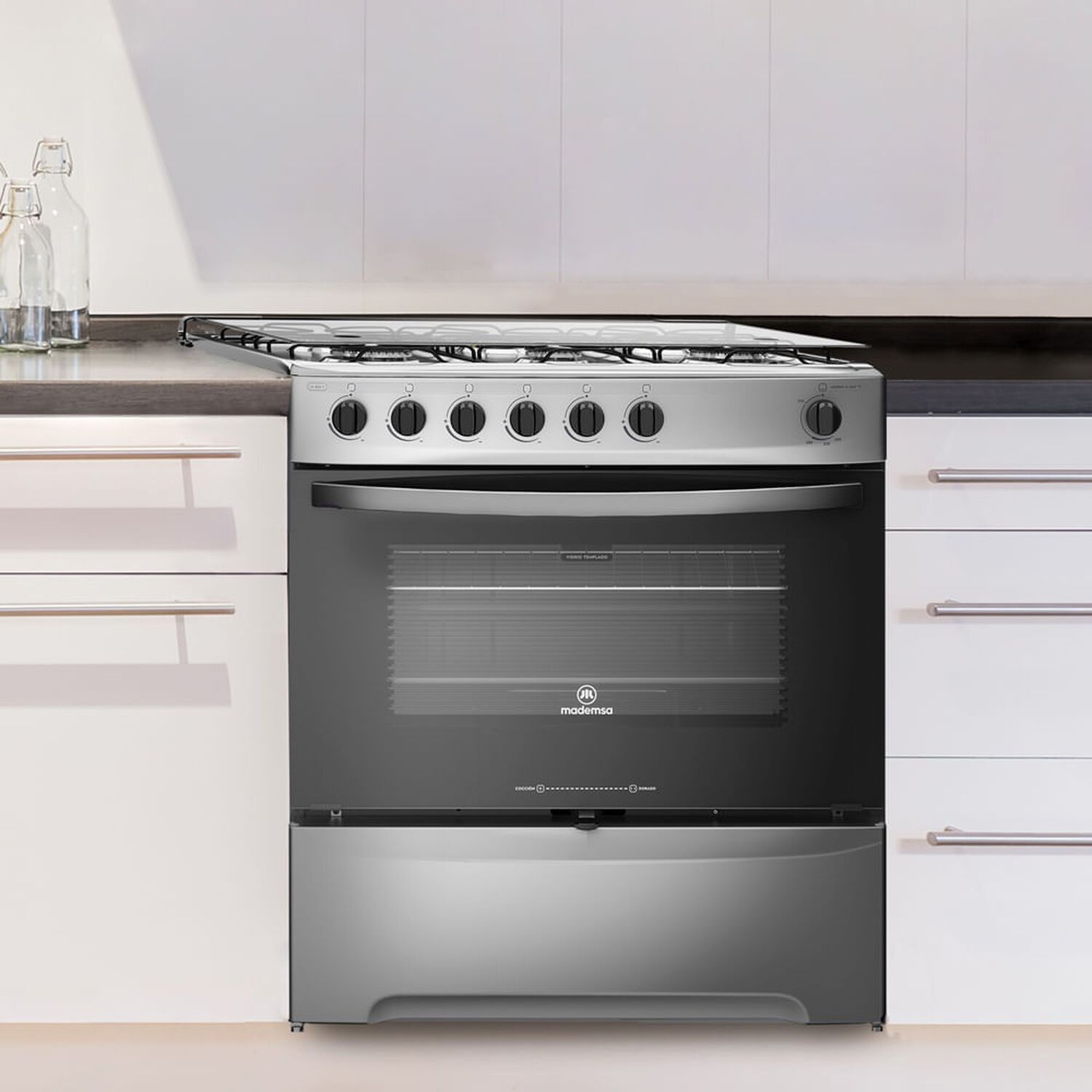 Cocina A Gas 6 Platos Mademsa Quemadores Laterales M 820 T image number 2.0