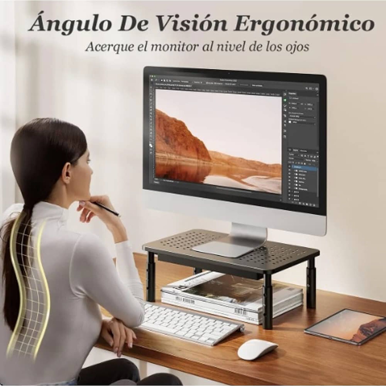 Base Monitor Soporte 3alturas Notebook image number 1.0