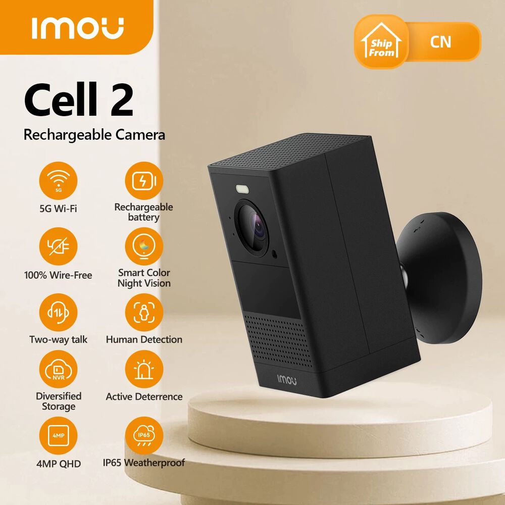 Camara Seguridad Ip Imou 4mp Bateria Audiob 2.4/5ghz image number 3.0