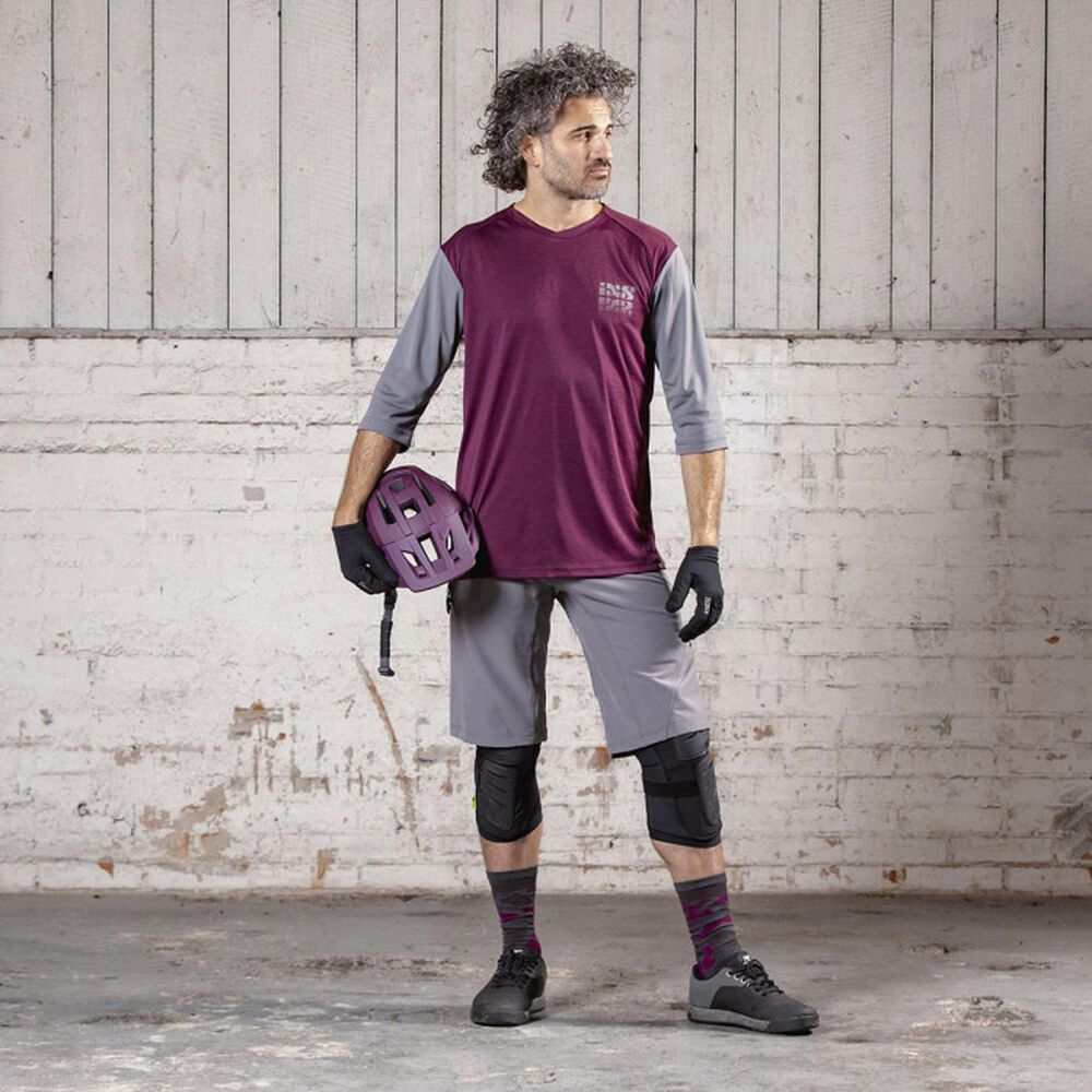 Jersey Ixs Manga 3/4 Carve X Raisin S 50eu image number 0.0