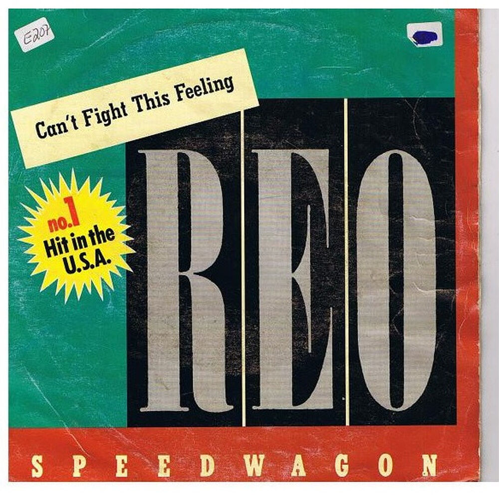 Reo Speedwagon - Can't Fight This Feeling | 7" Single Usado image number 0.0