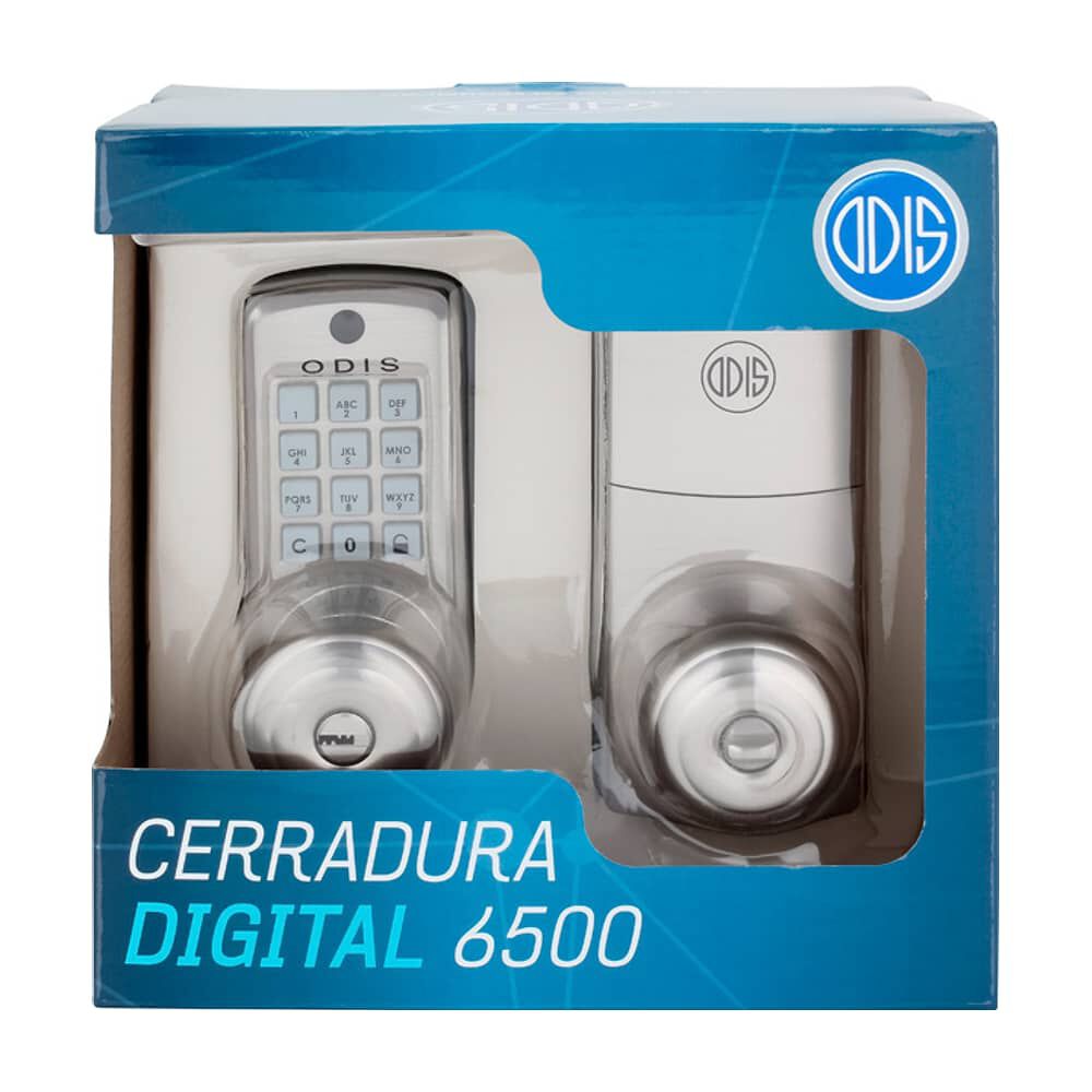 Cerradura Digital Odis Con Pomo 6500 - Plata image number 11.0