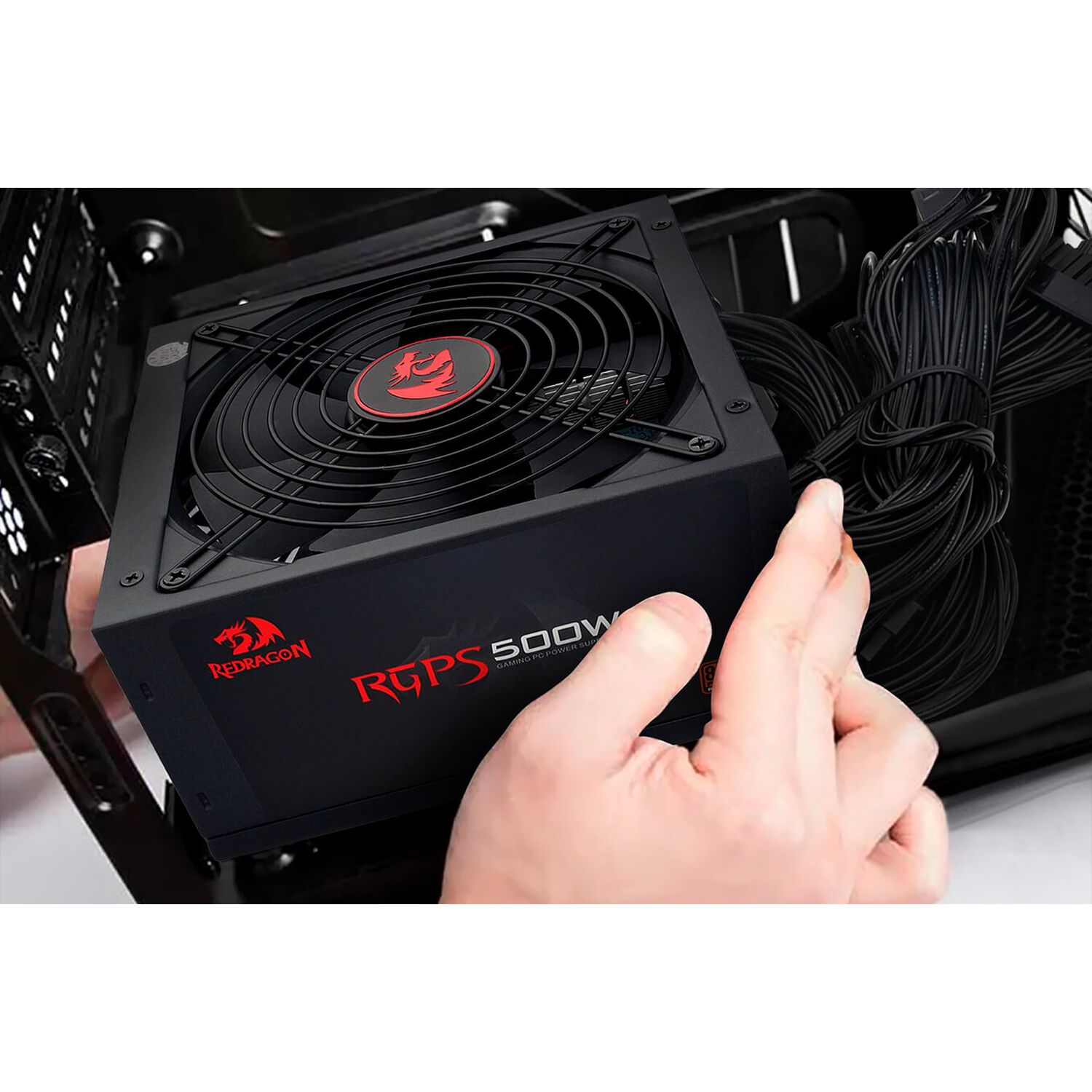 Fuente De Poder Gamer Redragon 500w 80 Plus Ultra Estable image number 7.0