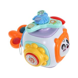Juguete Cubo Didactico Montessori Estimulacion Sensorial Bebe 8en1