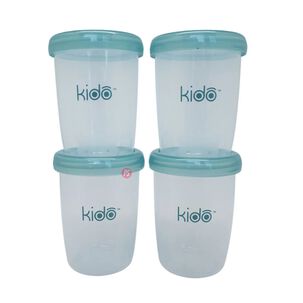 Set 4 Vasos Pp Kido 180ml Reutilizables Porta Snack - Ps