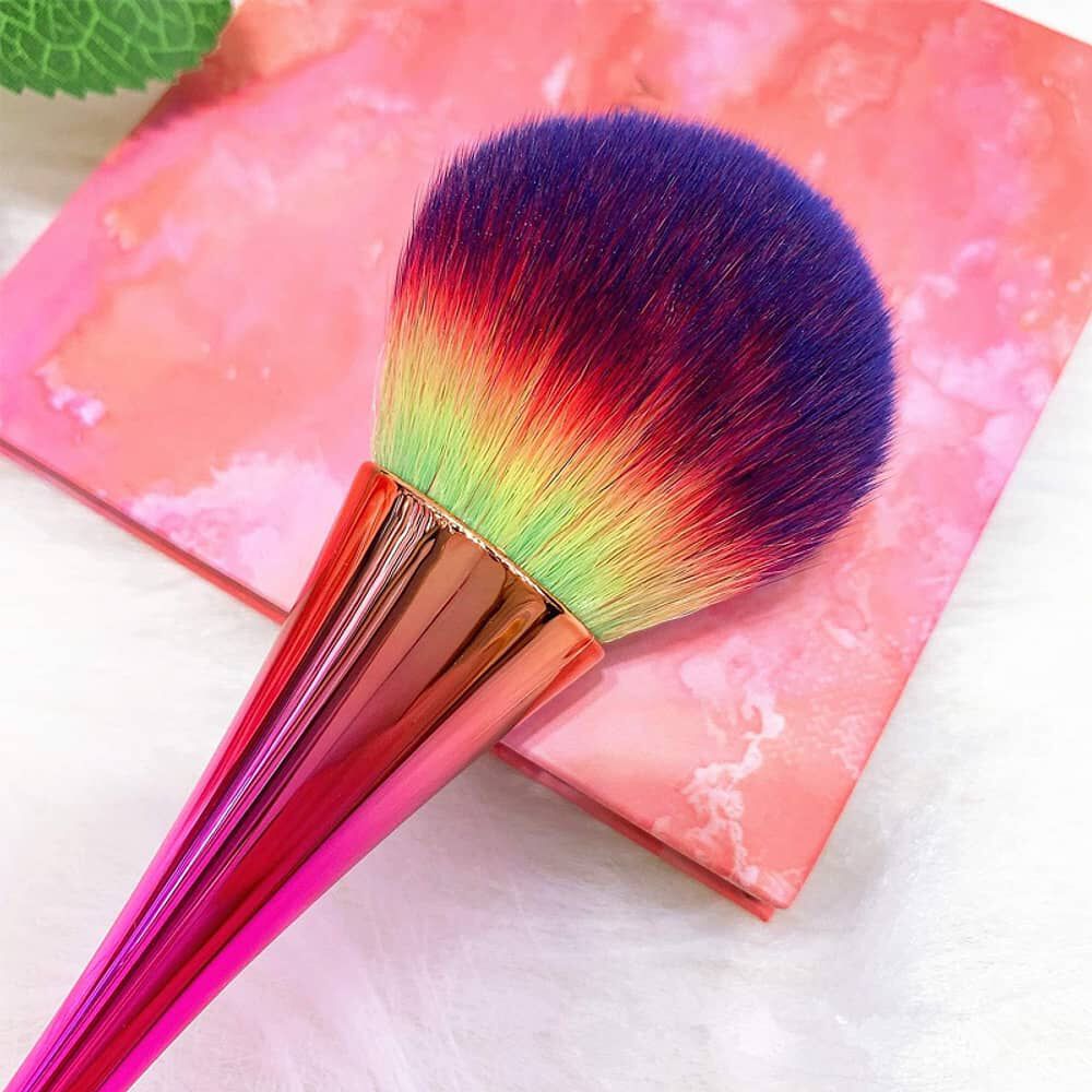 Brocha Pincel Para Maquillaje Profesional U&ntilde;as Rostro Polvos Rubor image number 2.0