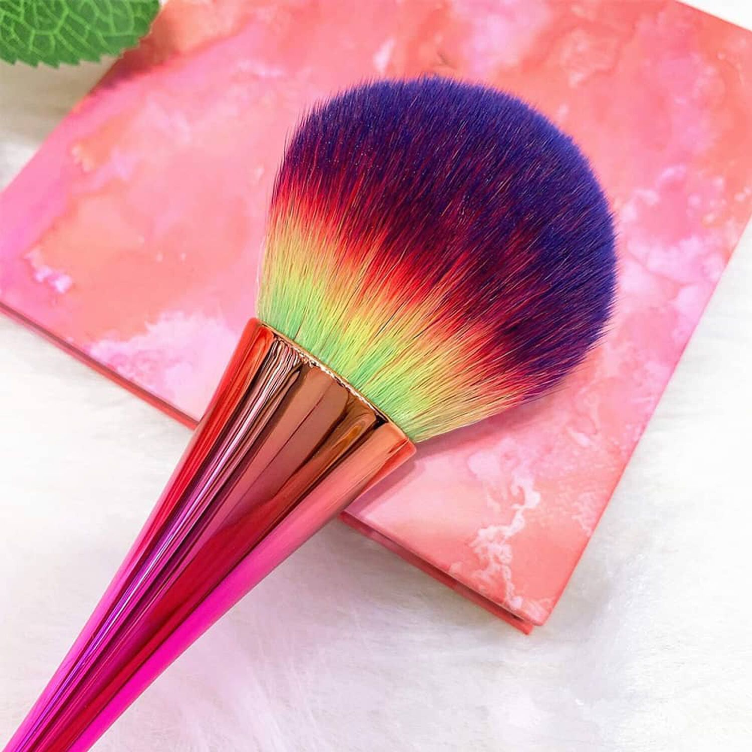 Brocha Pincel Para Maquillaje Profesional U&ntilde;as Rostro Polvos Rubor image number 2.0