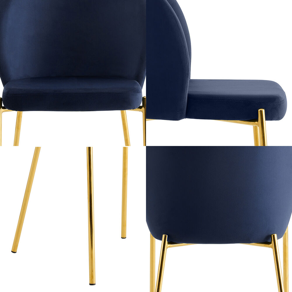 Pack 2 Silla Comedor Cartagena Azul image number 4.0