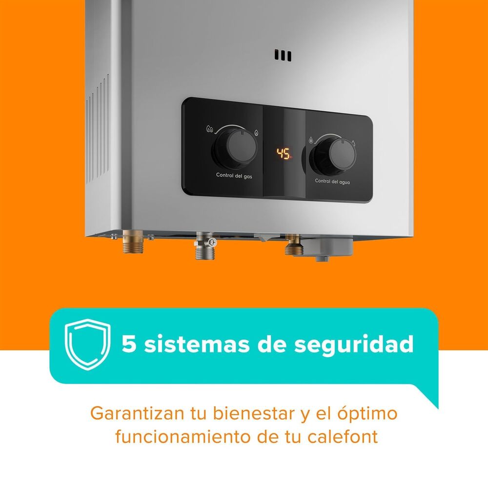 Calefont Gas Licuado 8 Litros Tiro Natural Ionizado Cmn08g image number 7.0