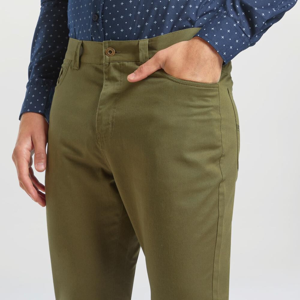 Pantal&oacute;n Tiro Medio Regular Hombre Herald image number 4.0