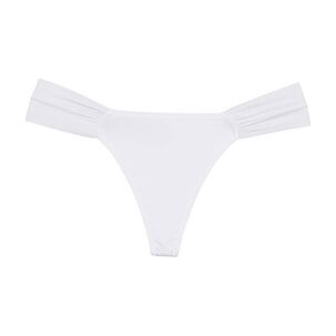 Colaless Lateral Drapeado Blanco 2rios