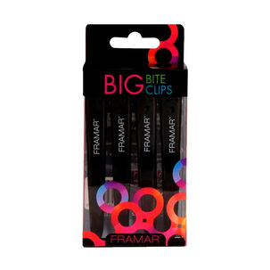 Set De Pinzas De Gran Mordida Framar Negro 4uds
