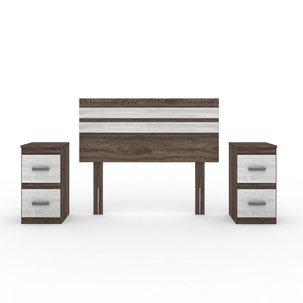 Cama Europea Celta Apolo Black / 2 Plazas / Base Dividida + Set De Maderas Madrid image number 4.0