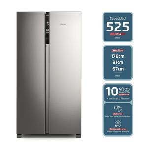 Refrigerador Fensa 525l No Frost Side By Side Sfx530 Inox