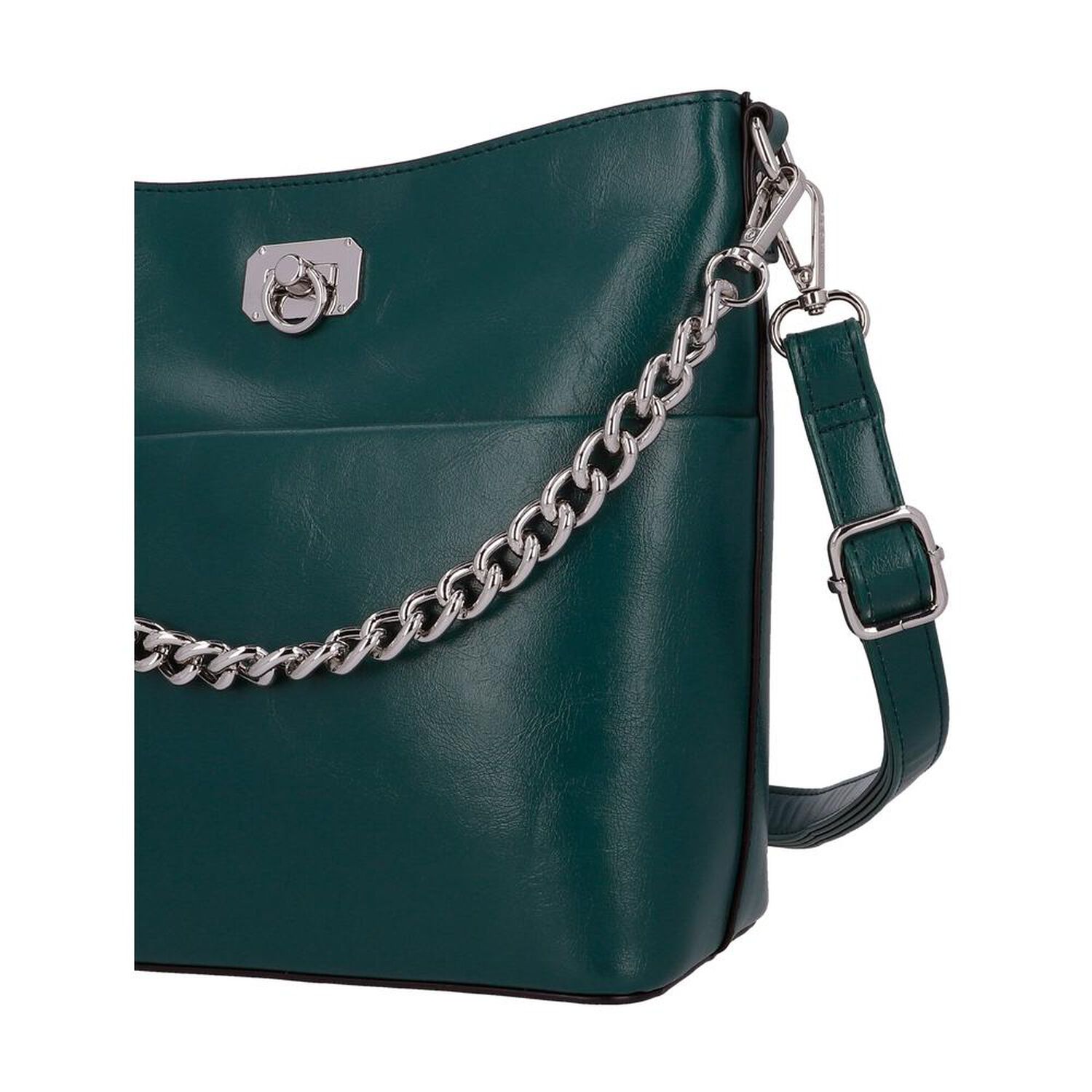 Bandolera Secret Pekin St6 M Verde image number 4.0