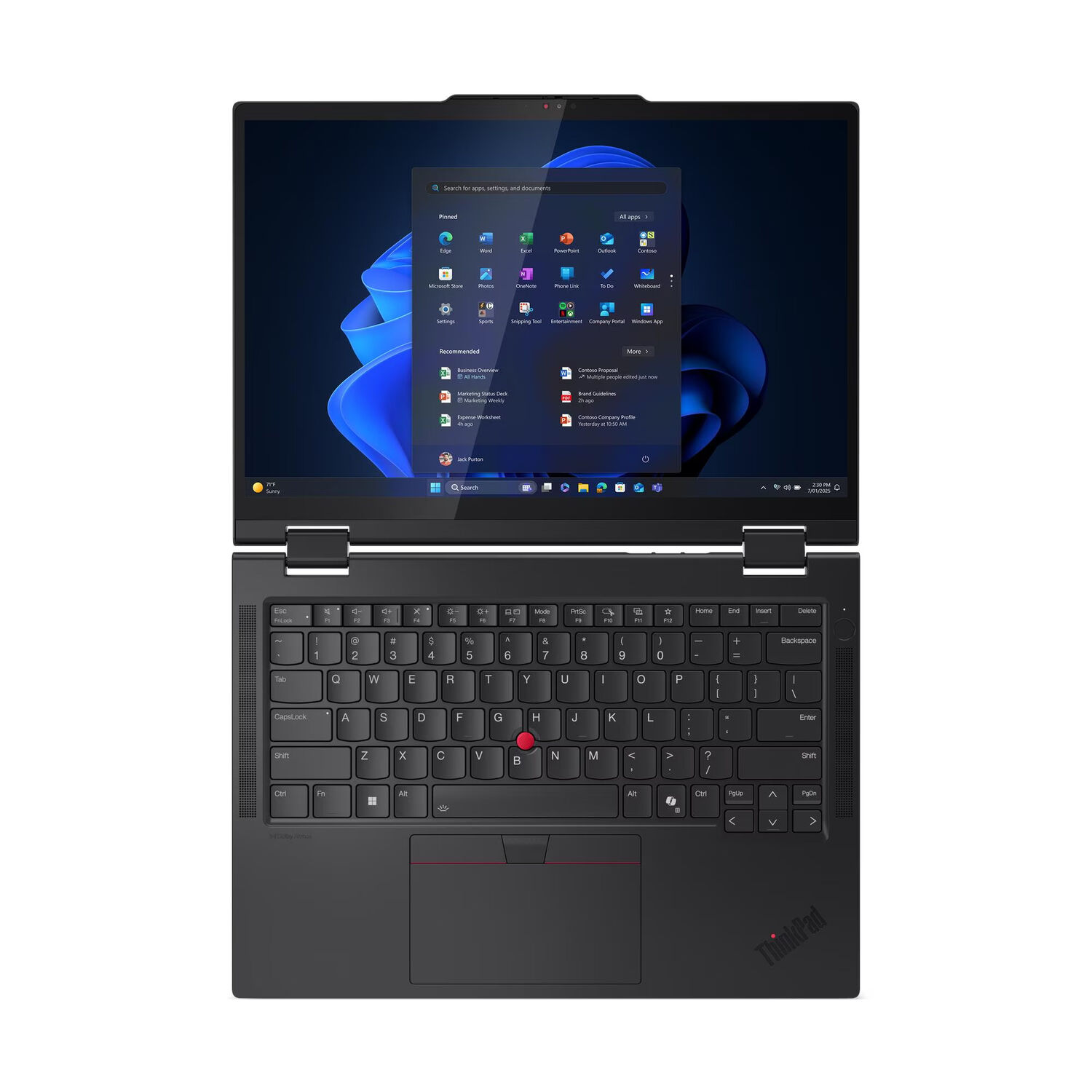 Notebook Lenovo Thinkpad T14s 2 En 1 Intel Core Ultra 7 32gb Ram 1tb Ssd 14" image number 3.0
