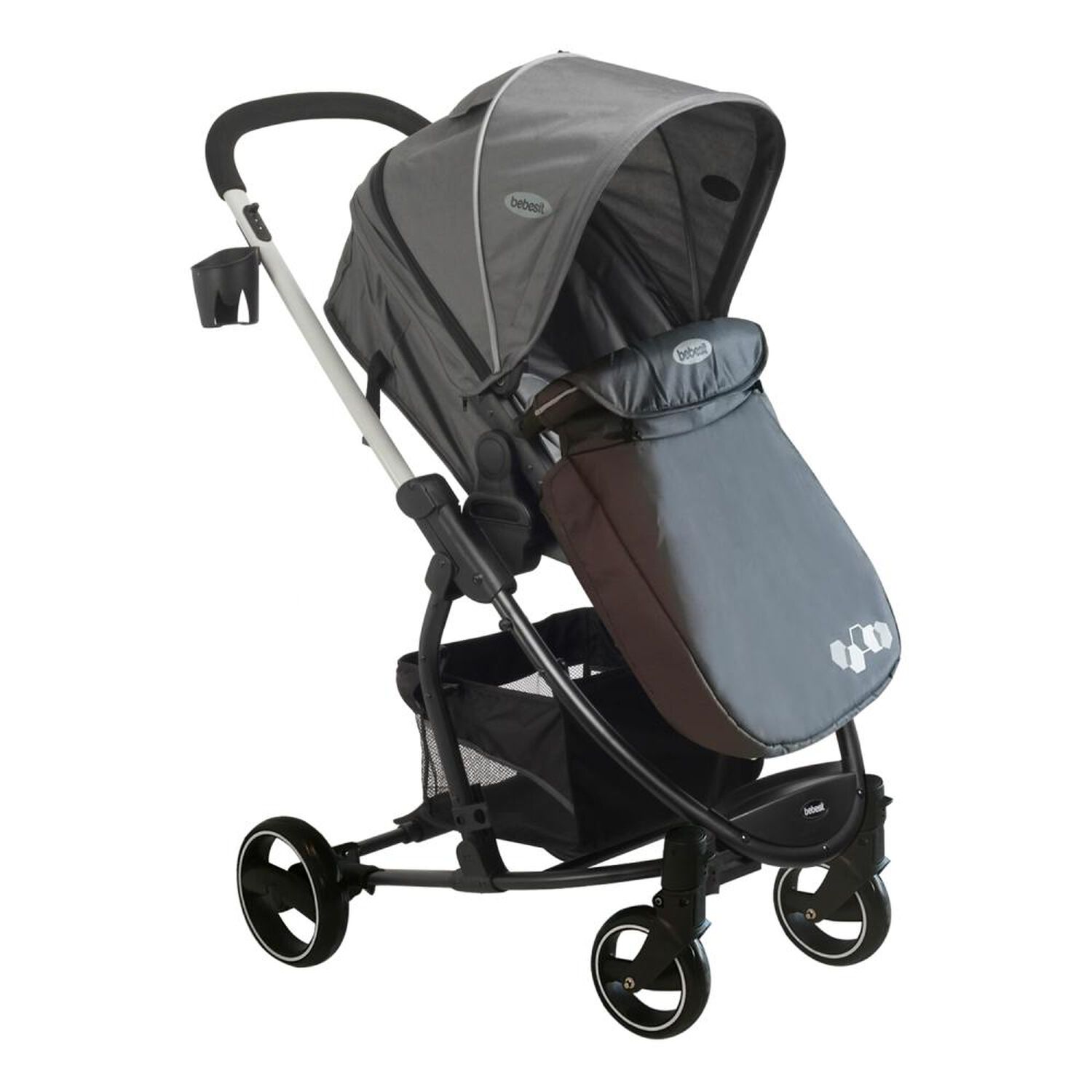 Coche Cuna Travel System Bebesit Alfa Nuevo Negro image number 4.0