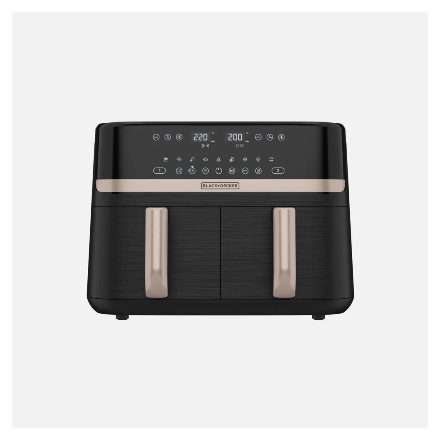Freidora De Aire Air Frye 2 Bandejas 9l Digital Purifry Black+decker image number 0.0