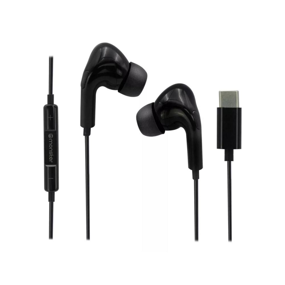 Audifonos Alambricos Manos Libres Usb C 120cm Negro Earpods image number 2.0