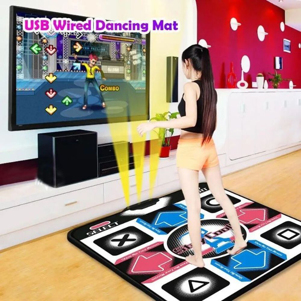 Tapete De Baile Para Juegos Pc Usb 11 Botones 90x80cm image number 1.0