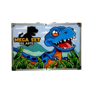 Kit De Arte Maletín De Dinosaurio 145 Piezas