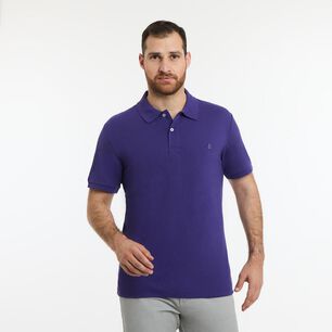 Polera B&aacute;sica Lisa Regular Manga Corta Cuello Piqu&eacute; Hombre Herald