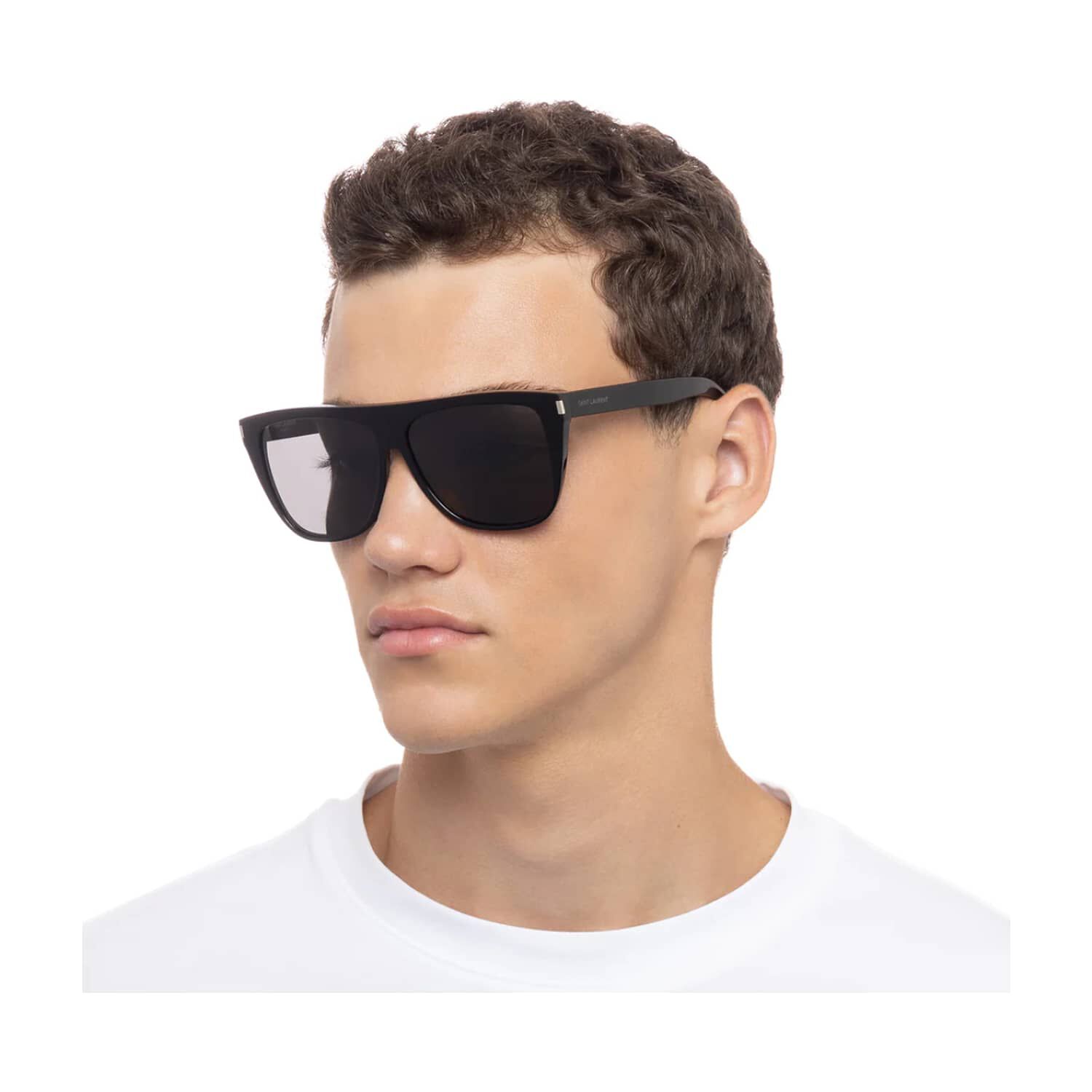 Lentes De Sol Shiny Black Yves Saint Laurent image number 5.0