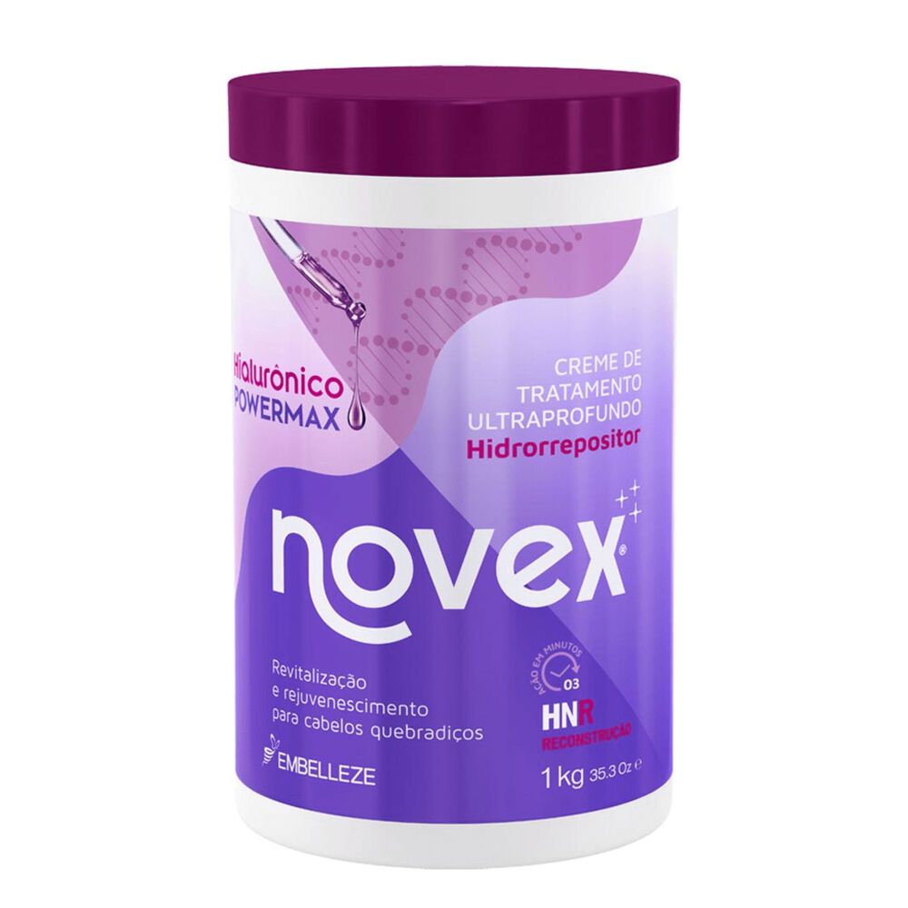Crema Tratamiento Regeneraci&oacute;n Capilar Con Acido Hialuronico 1kg Novex image number 1.0