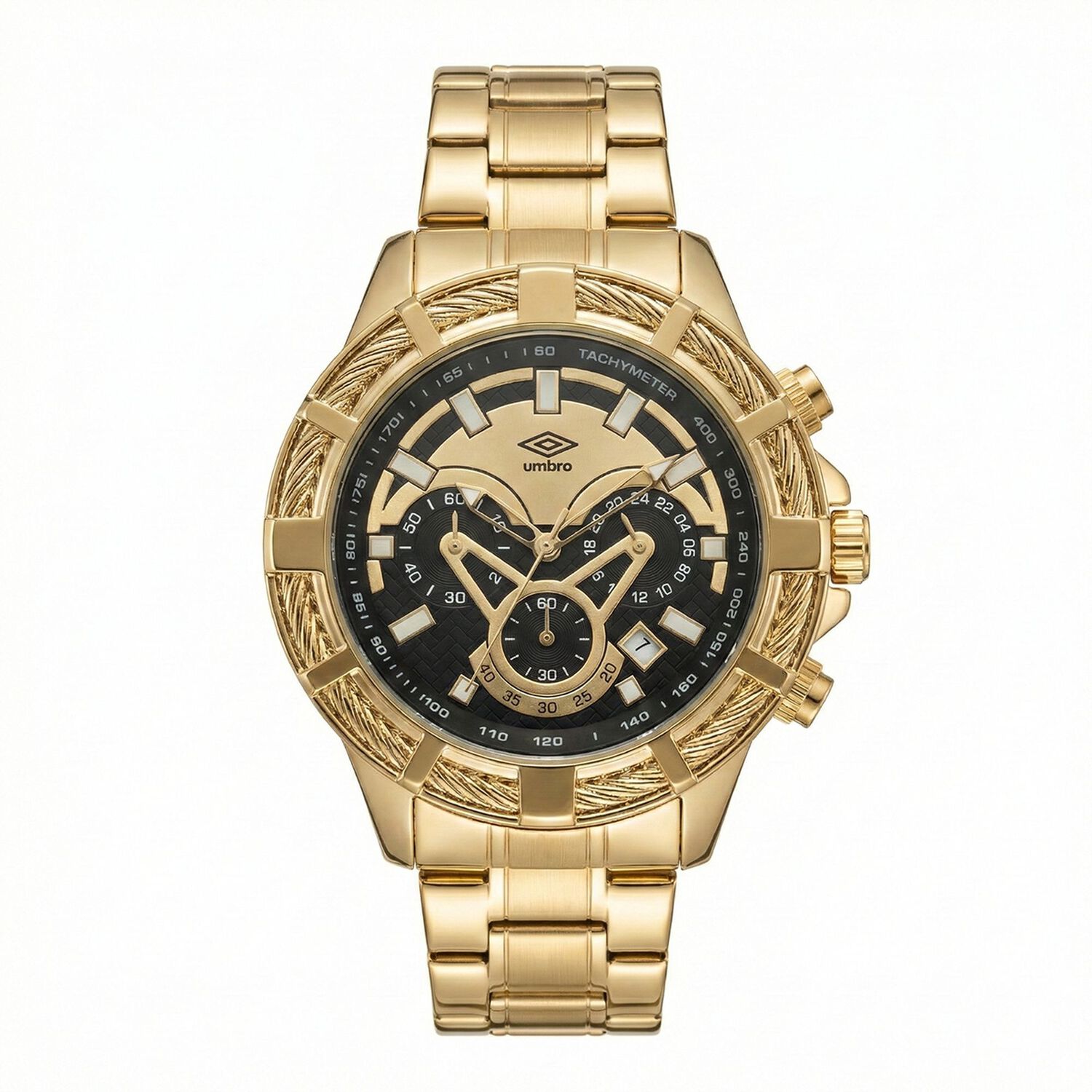 Reloj An&aacute;logo Hombre Umbro Plus Dorado Umbp-1500-67 image number 0.0