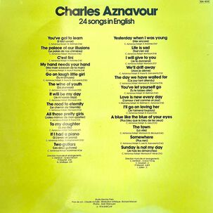 Charles Aznavour - 24 Songs In English (2lp) | Vinilo Usado
