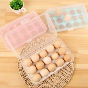 Caja De Almacenamiento De Huevos De 15 Uds