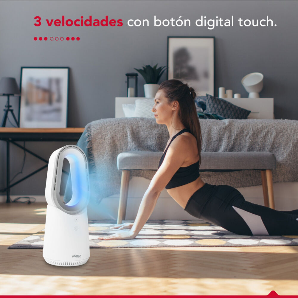 Ventilador Mesa Sin Aspas Usb Thor Bladeless Ledfan image number 3.0
