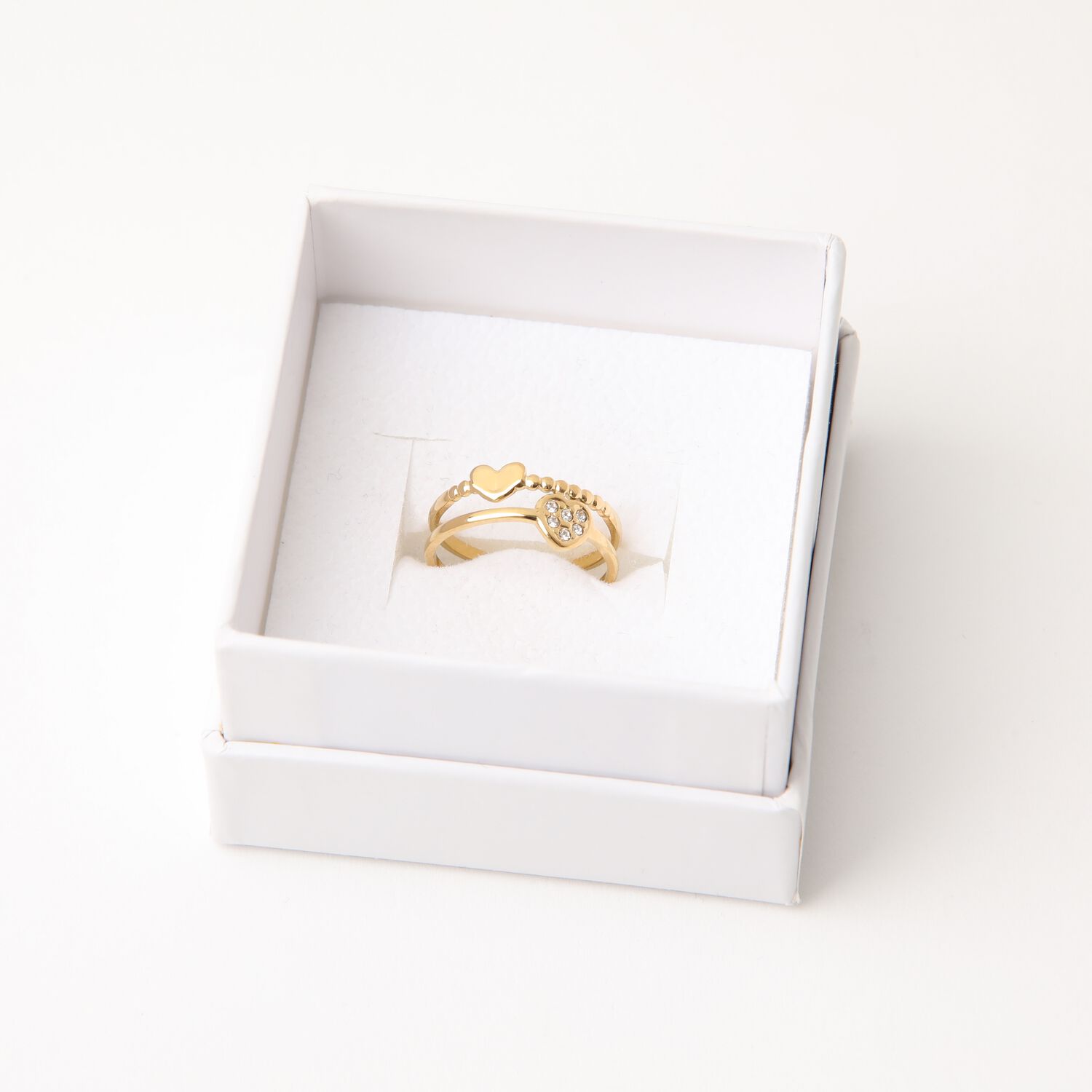 Anillo 19v69 Dorado Mujer Str305 image number 2.0