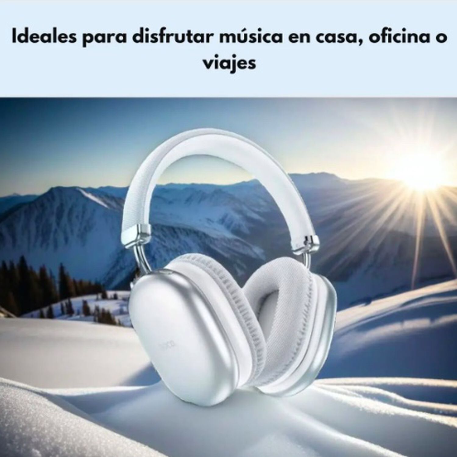 Aud&iacute;fonos Bluetooth Celeste image number 5.0