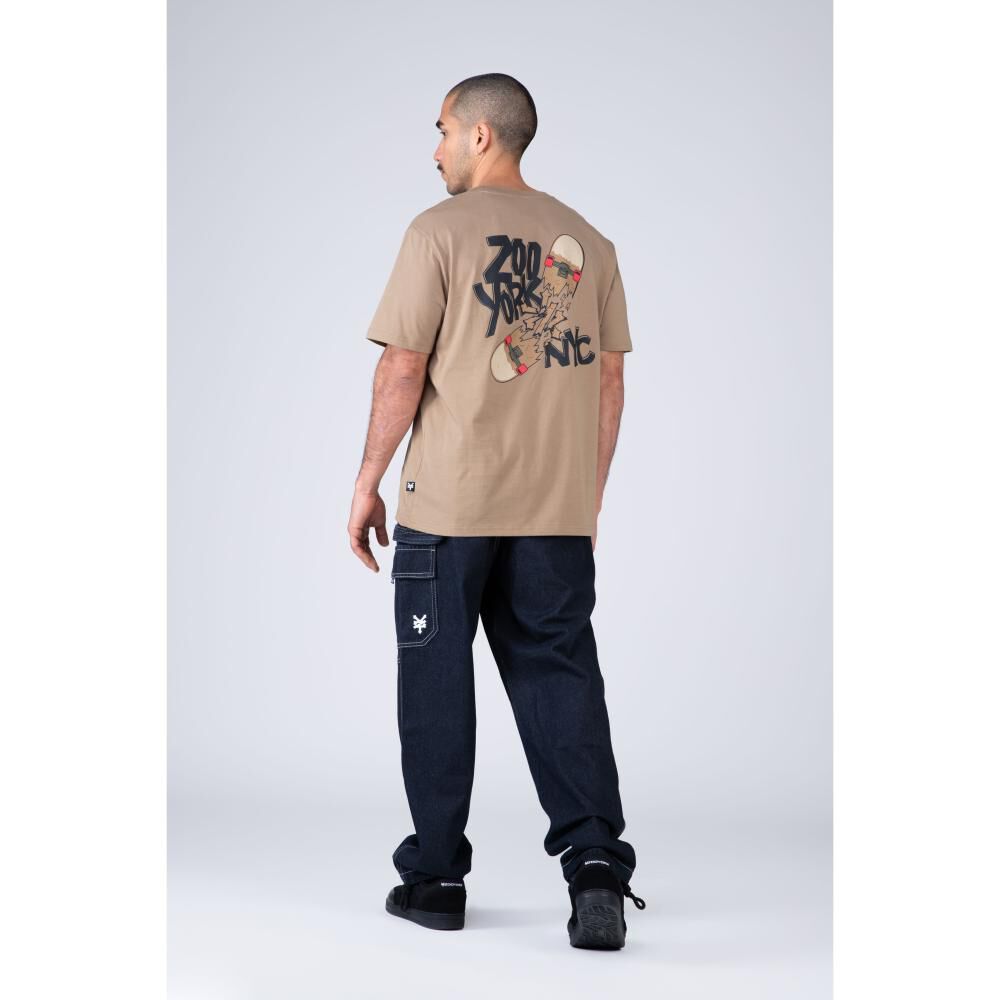 Polera Manga Corta Cuello Redondo Hombre Zoo York image number 2.0