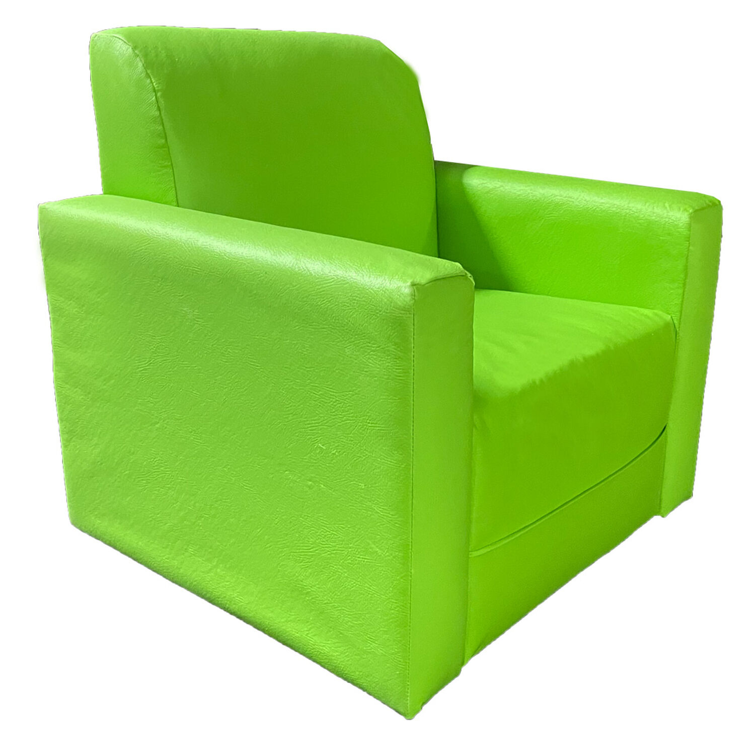 Sillon Mini Infantil Tomas Verde Manzana Cuero image number 0.0