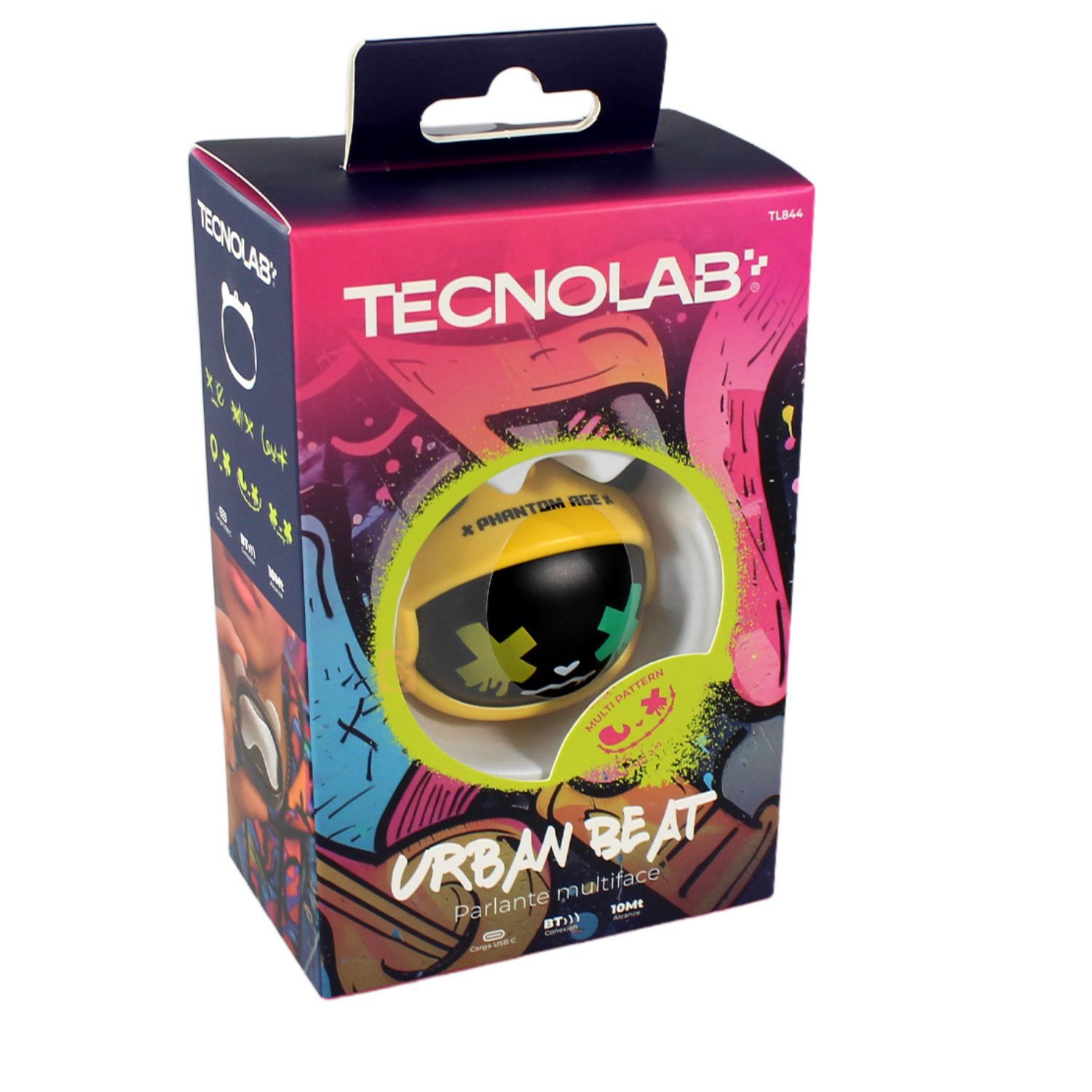 Parlante Bluetooth Multiface 5w Con Colgante Amarillo - Ps image number 3.0