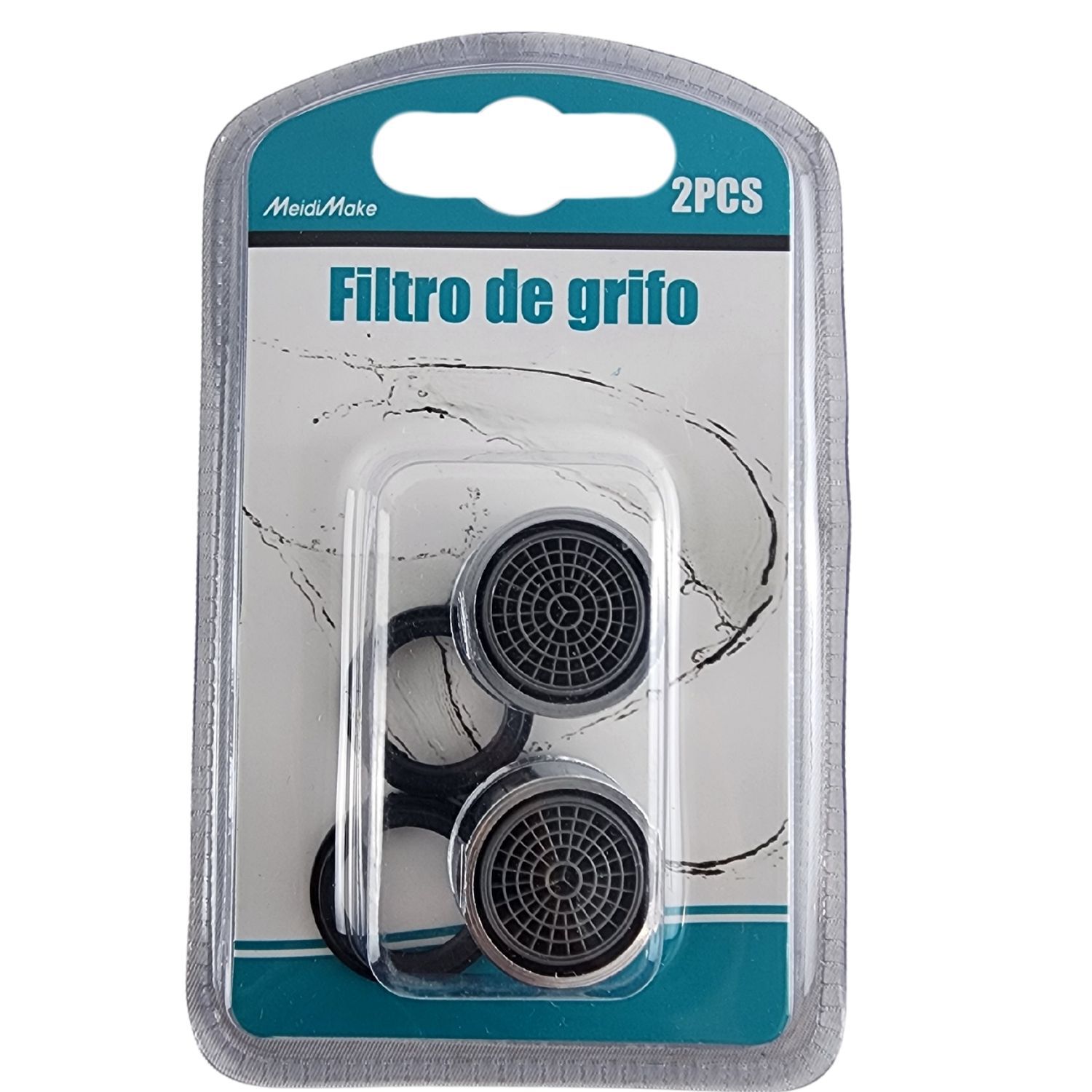 Set Filtro De Grifo 2 Piezas Verde Accesorio Ba&ntilde;o image number 4.0
