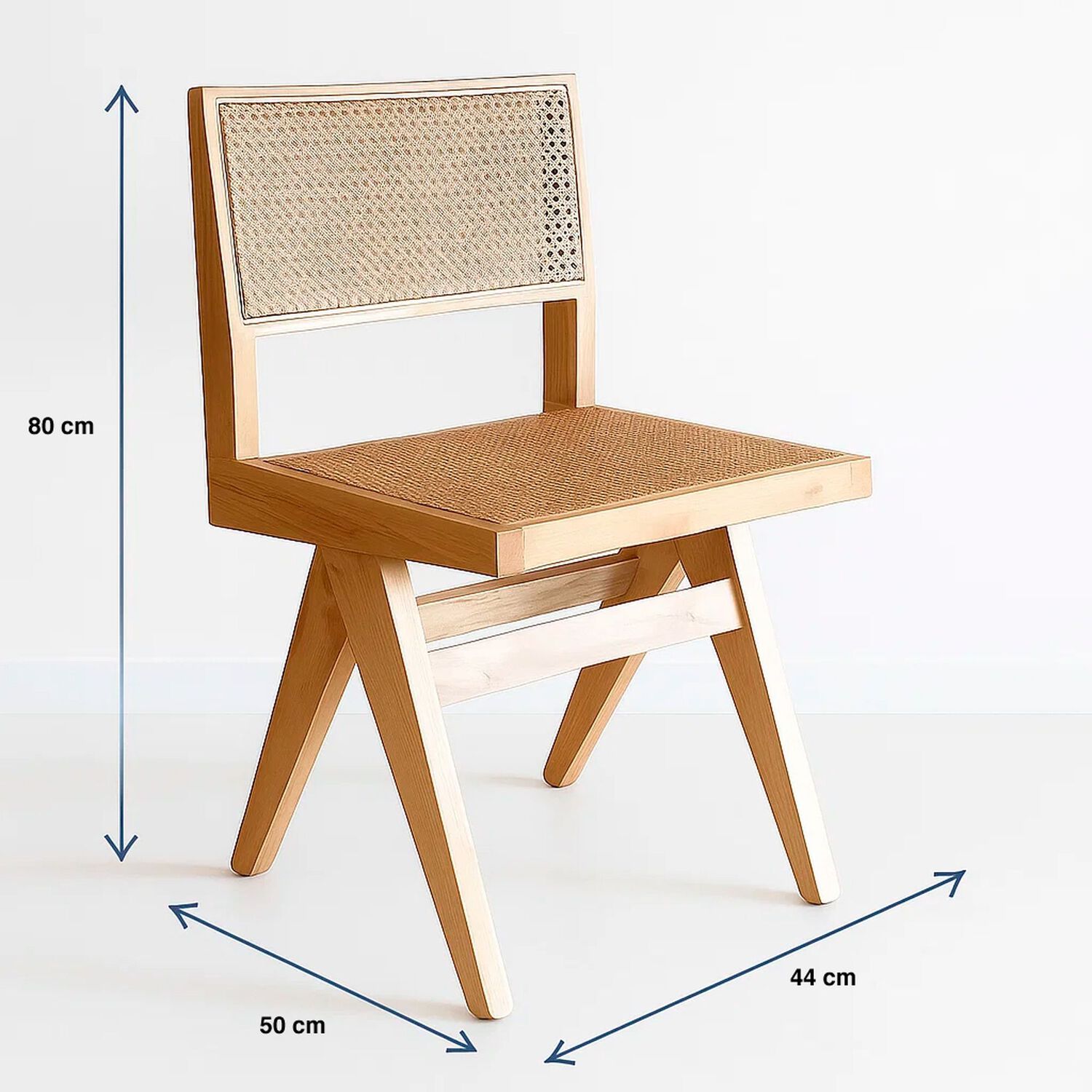 Silla Savia De Rattan - Natural image number 3.0