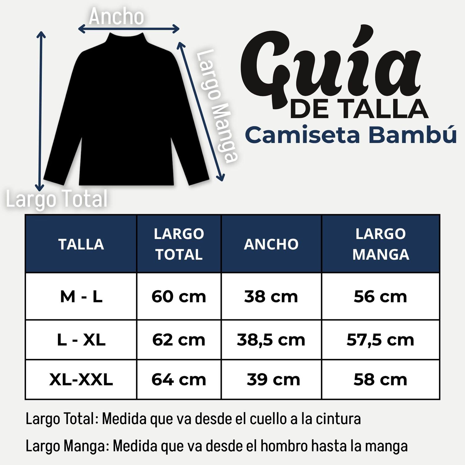 Pack 6 Camisetas Poleras Bamb&uacute; Primera Capa Cuello Beatle Manga Larga Colores Surtidos Mujer image number 2.0
