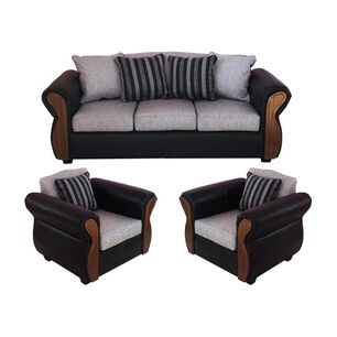 Juego De Living Elegant Detail Artemis / 3-1-1 Cuerpos